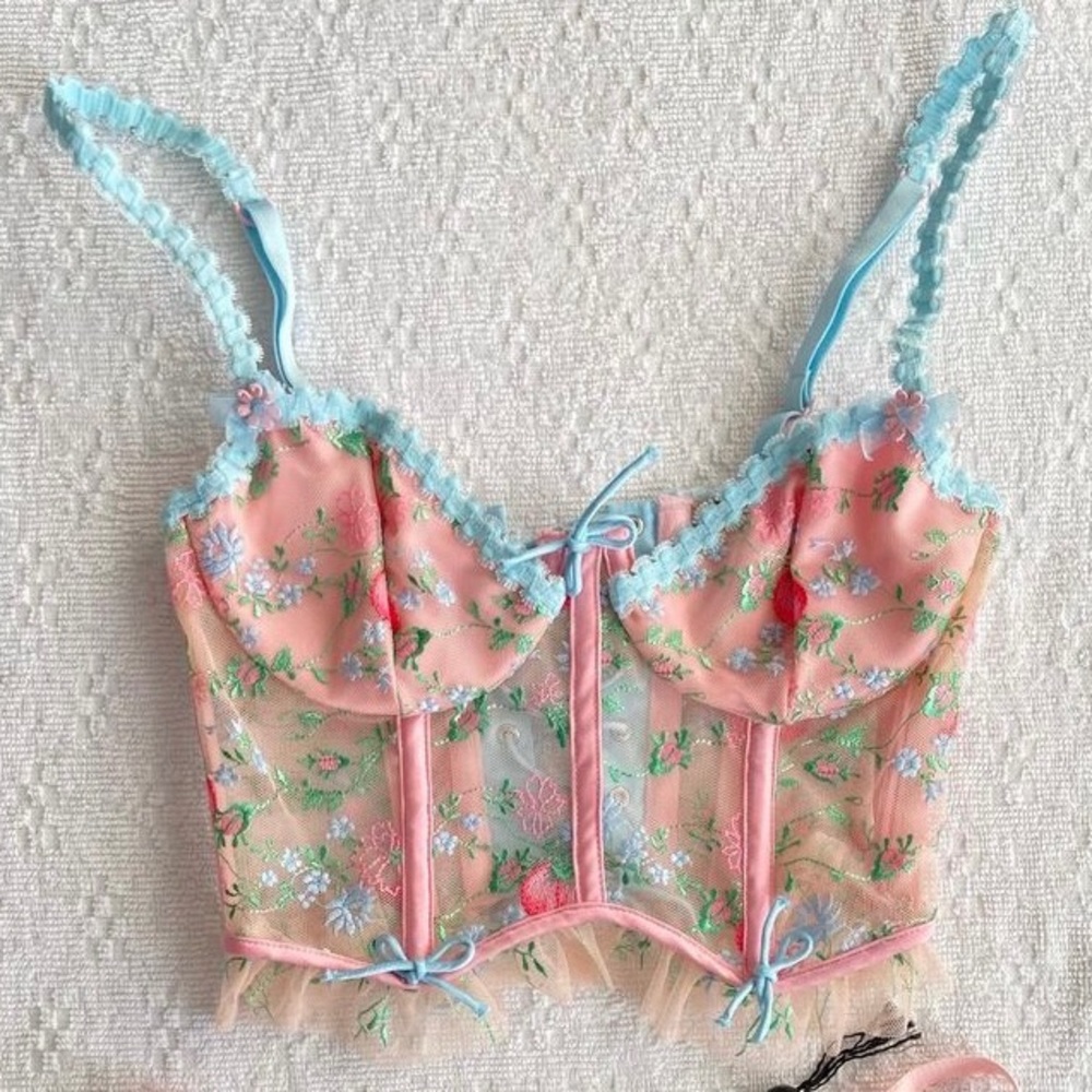 For Love and Lemons Swaying Rose bustier